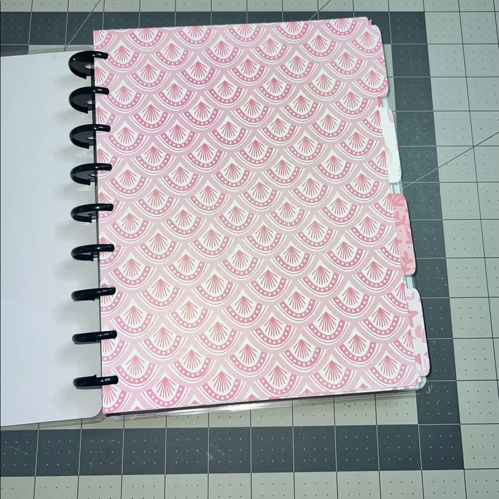 Mermaid happy planner classic size cover set, tab dividers and dashboards